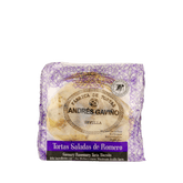 Galletas saladas al romero - Tortas saladas Andrés Gaviño (180g)